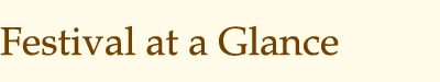 Festival at a Glance Banner